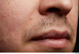 HD Skin Brandon Davis face head lips mouth mustache nose…